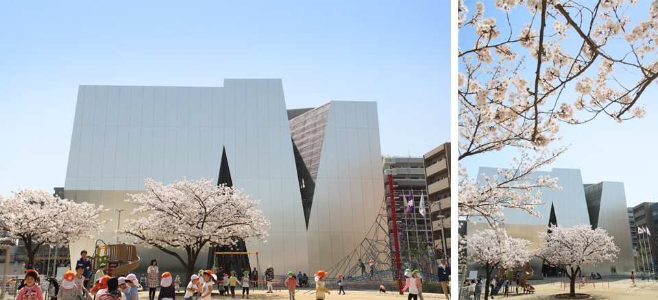 すみだ北斎美術館（2018年3月29日撮影）